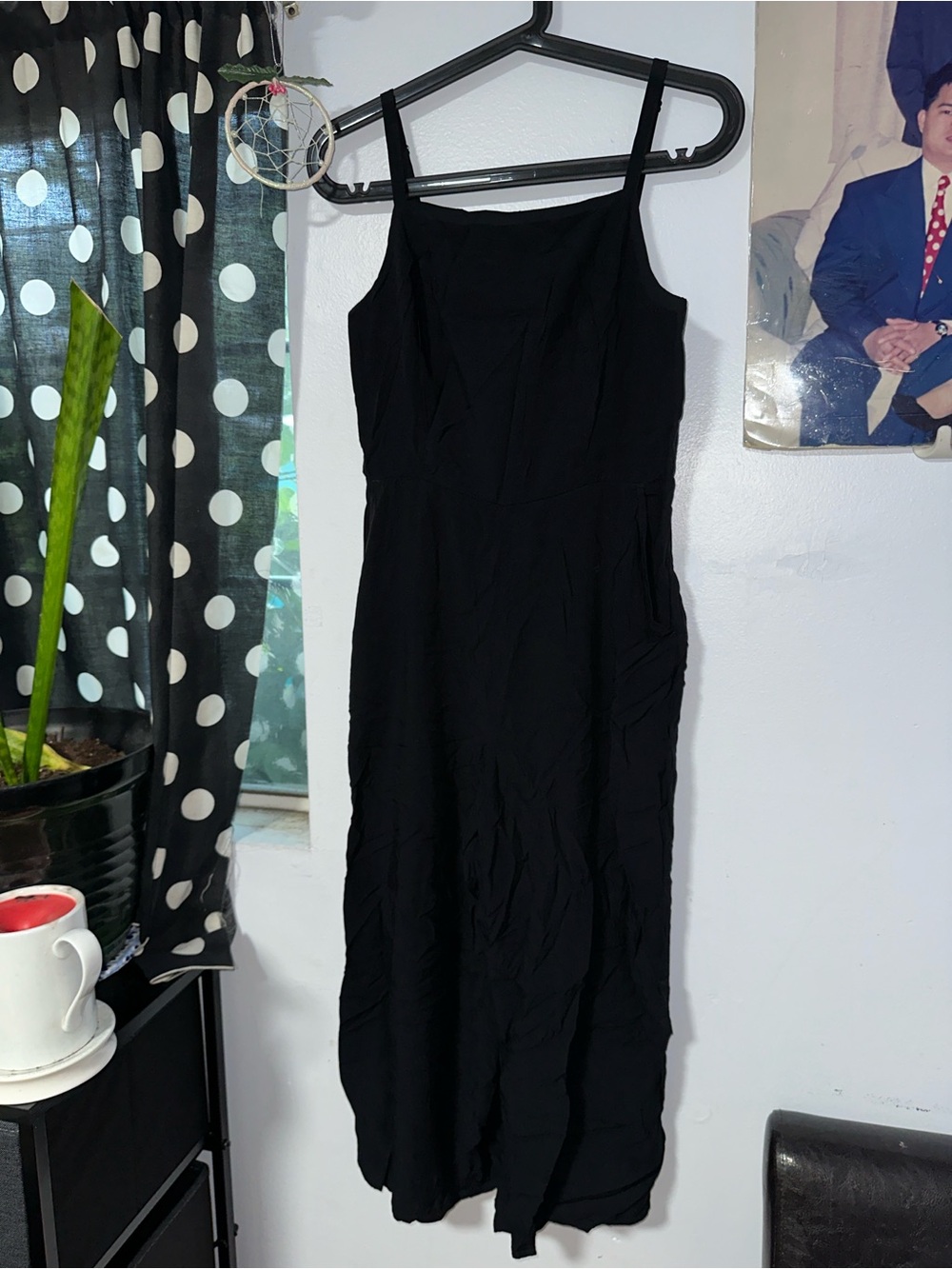Old Navy Black Sleeveless Capri Romper